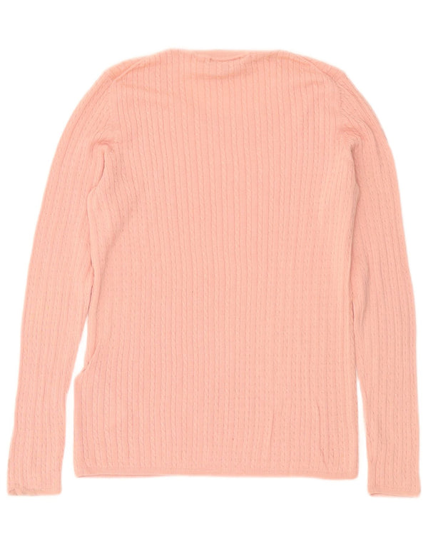 Tommy Hilfiger Damen-Pullover, übergroß, Rundhalsausschnitt, Gr. 6, XS, Rosa