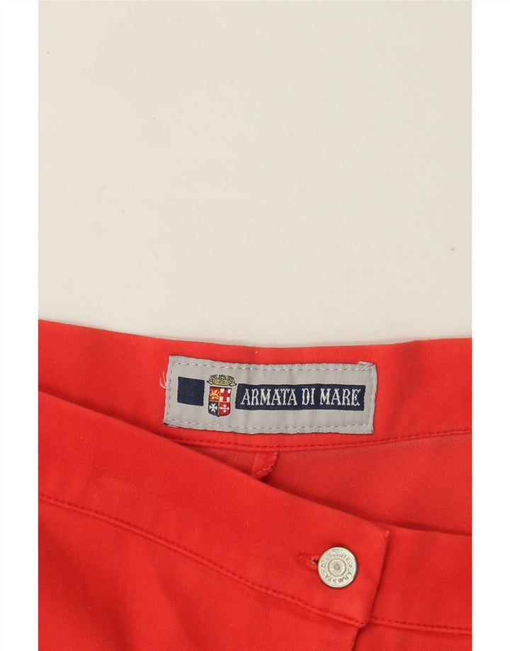 Gerade Capri-Hose für Damen von Armata Di Mare, W30, L19, Rot
