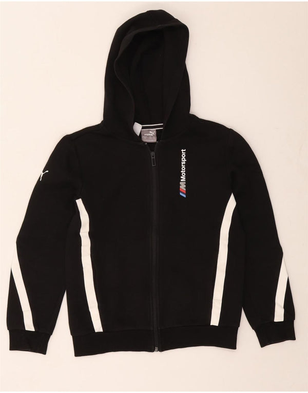 Puma BMW Motorsport Kapuzenpullover für Jungen, 11–12 Jahre, Schwarz, Farbblock