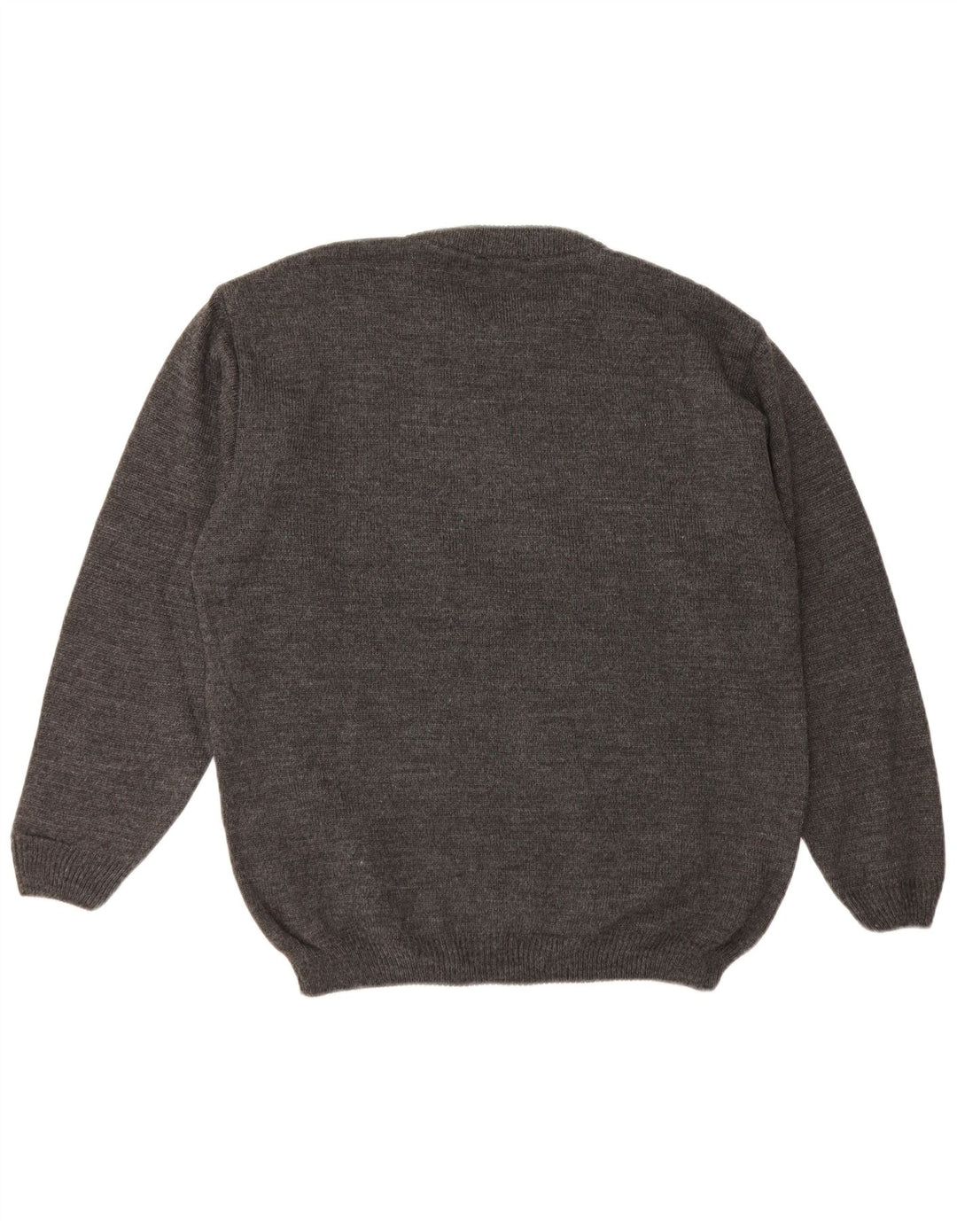 Basicline Herren-Pullover mit Rundhalsausschnitt, Gr. 42/44, groß, grau kariert, Acryl