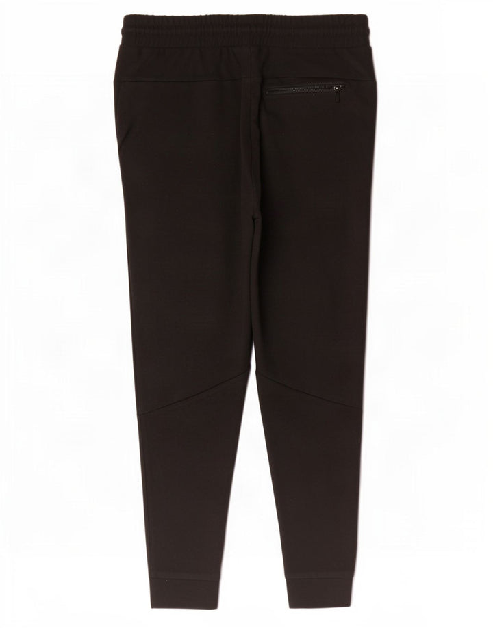 Zara Herren Crop Trainingsanzug Hose Jogger Mittel Schwarz