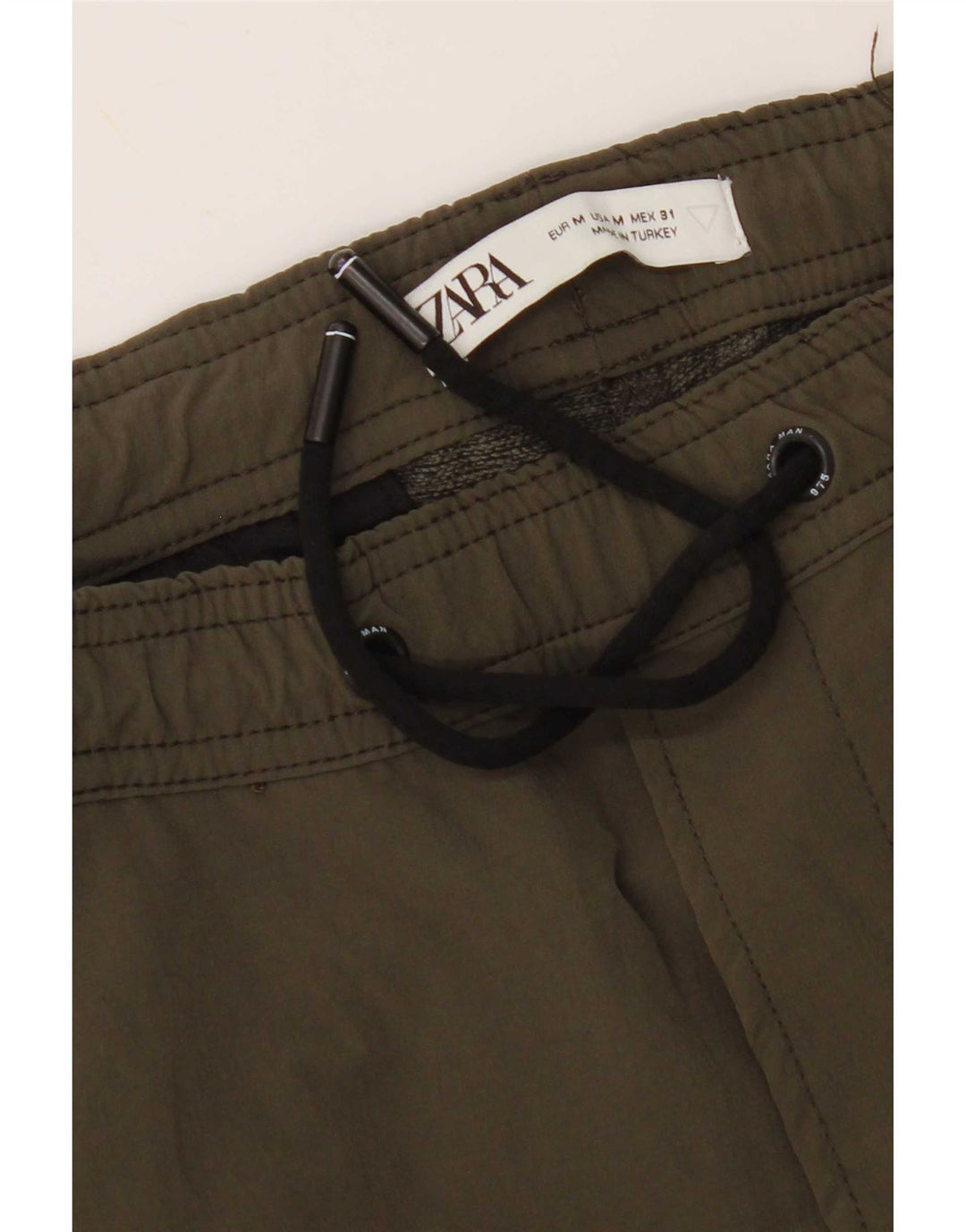 Zara Herren Cargo-Trainingshose, Jogginghose, Mittelkhaki