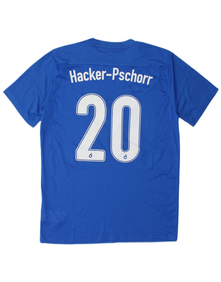 NIKE Herren Dri Fit Graphic T-Shirt Top Large Blau Polyester