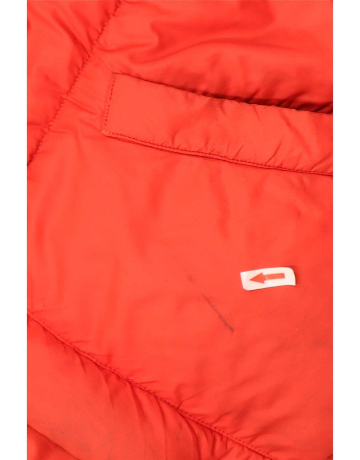 Ciesse Piumini Wattierte Herrenjacke mit Kapuze IT 48/50 Mittelrotes Polyamid