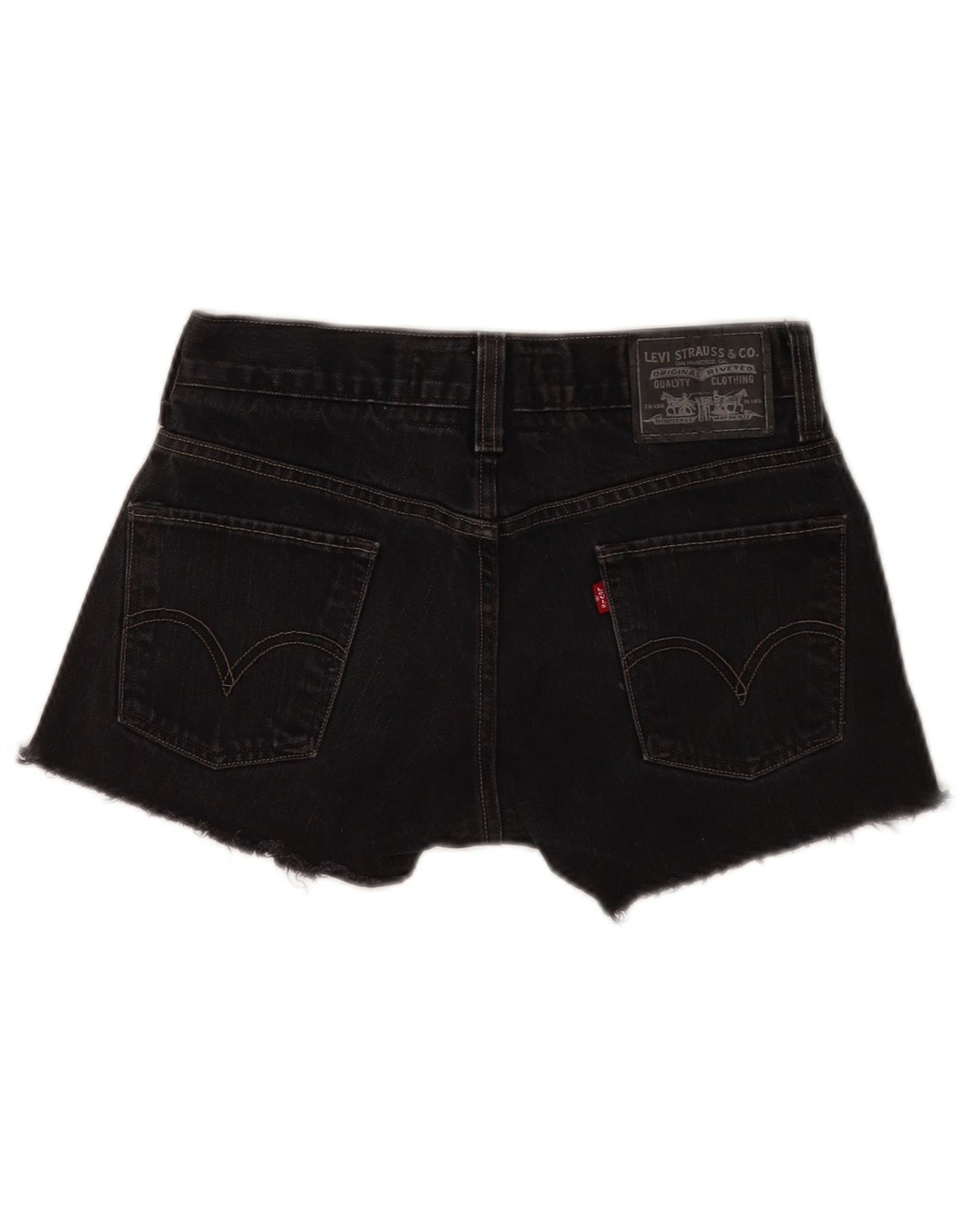Levi's Damen 511 Skinny Denim Shorts W30 Mittelschwarze Baumwolle