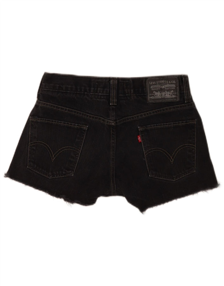Levi's Damen 511 Skinny Denim Shorts W30 Mittelschwarze Baumwolle