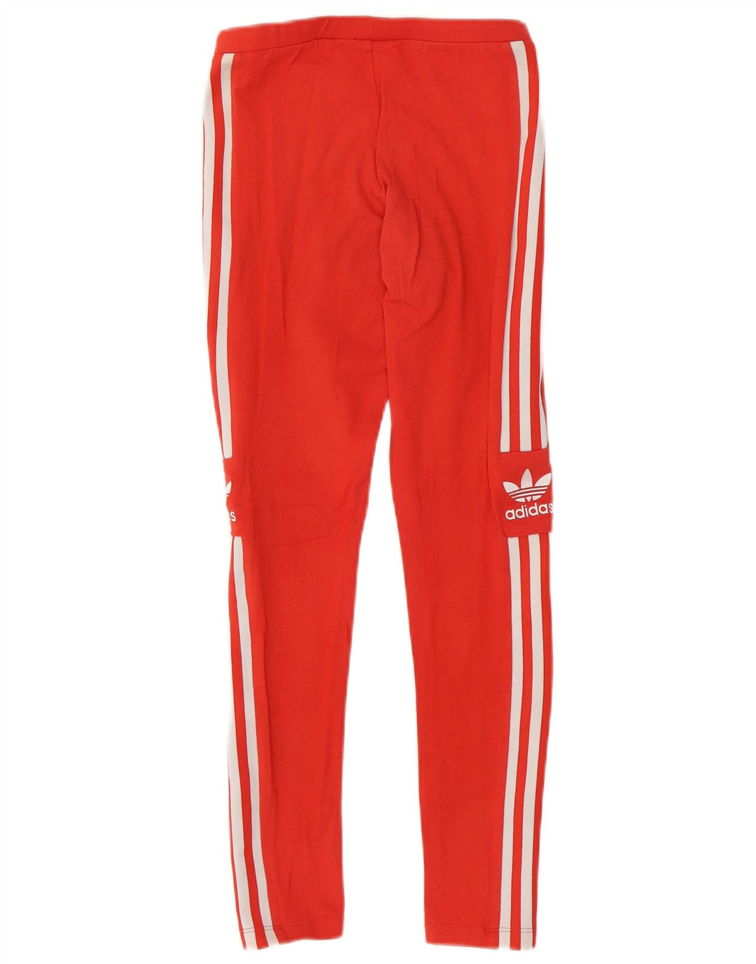ADIDAS Damen Leggings UK 6 XS Rote Baumwolle