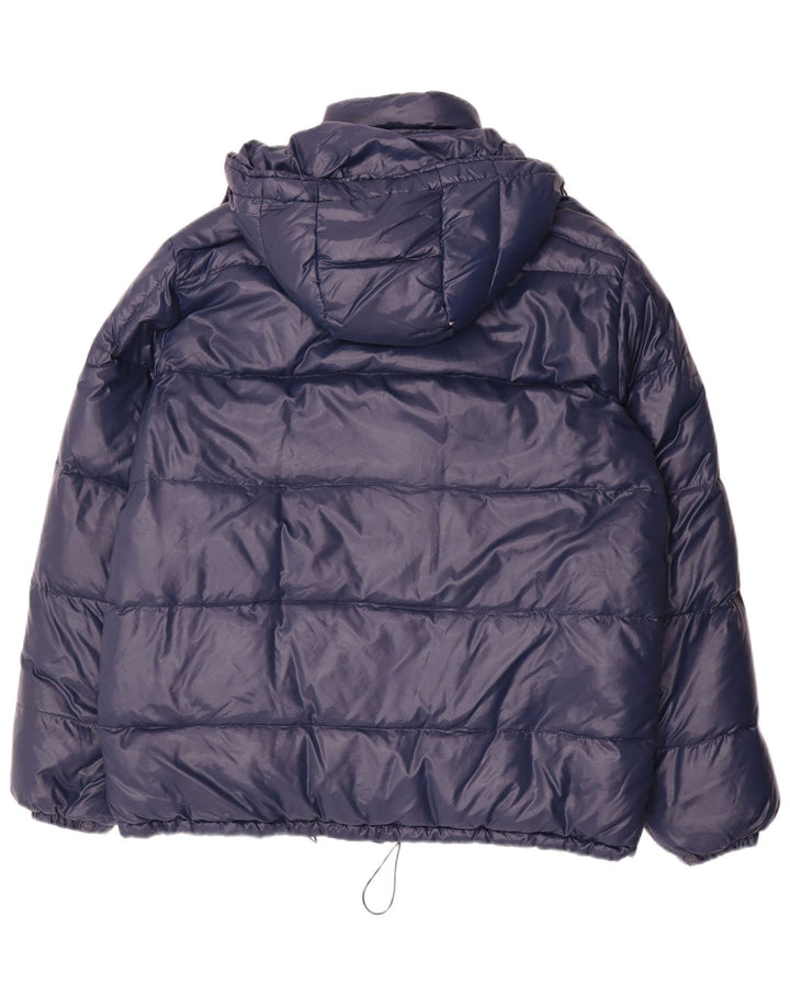 Historic Research Herren-Jacke mit Kapuze, gepolstert, Größe 40, Marineblau, Polyamid