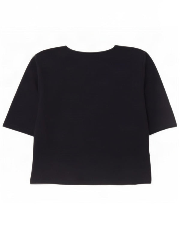 Ralph Lauren Damen T-Shirt Top UK 18 XL Marineblau Baumwolle