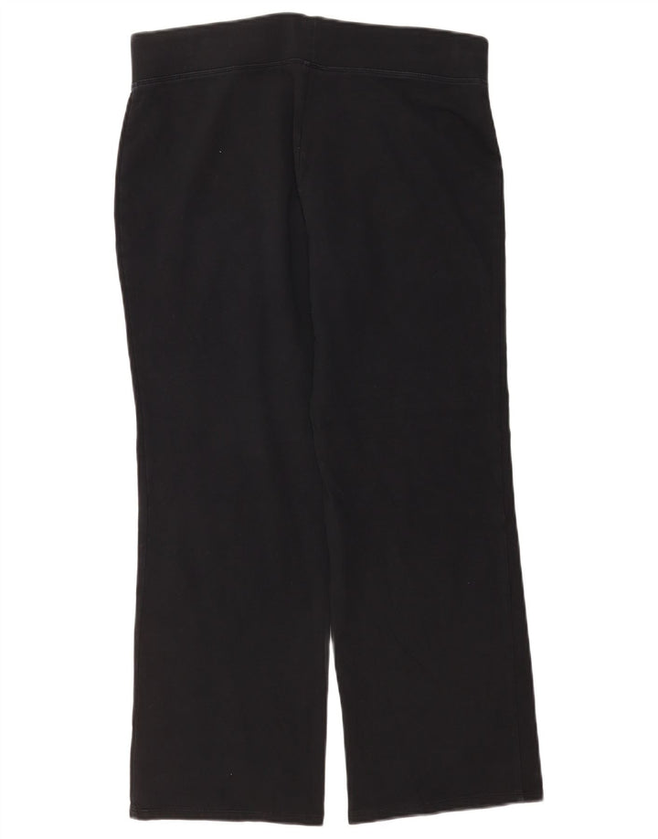 Marks & Spencer Damen-Trainingshose, UK-Größe 44, Größe L, Schwarz, Baumwolle