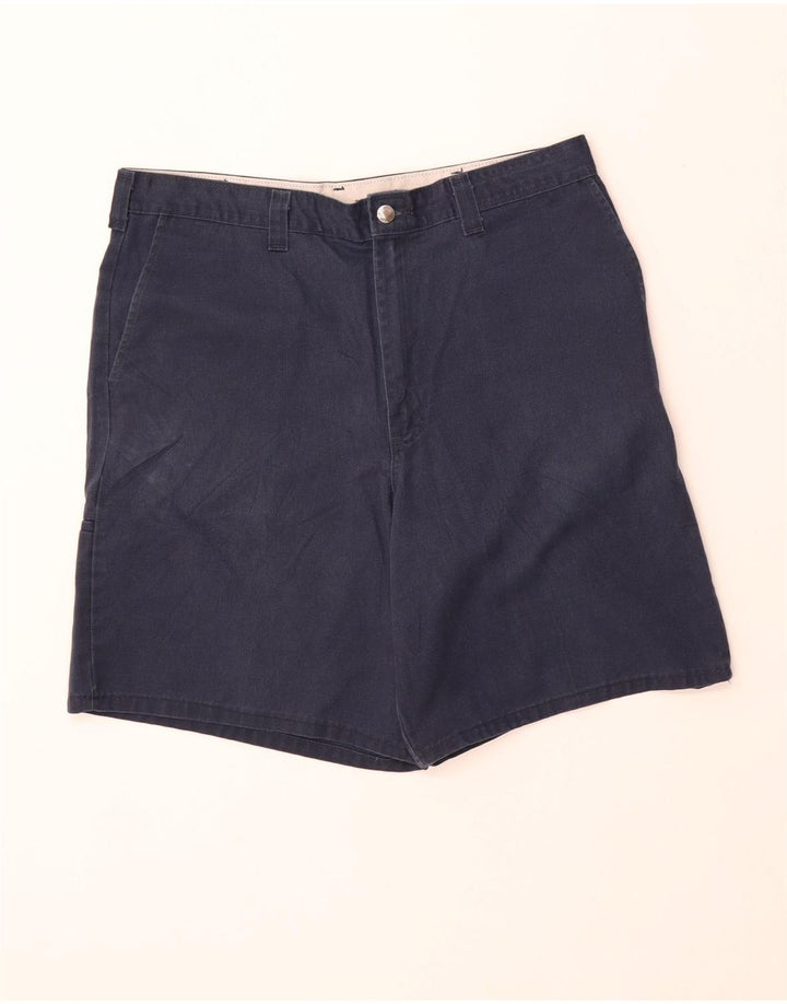 DICKIES Mens Cargo Shorts W36 Large Navy Blue Polyester