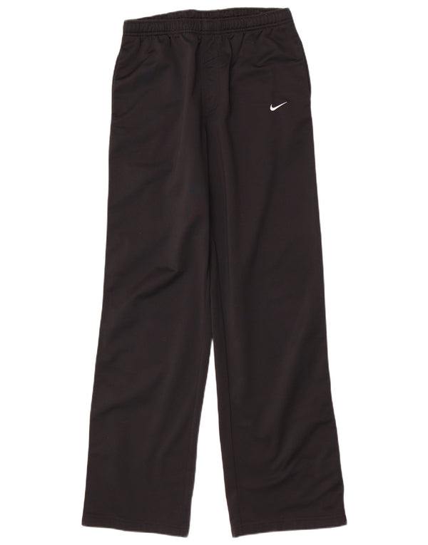 Nike Jungen-Trainingshose, 13–14 Jahre, XL, schwarzes Colourblock-Polyester