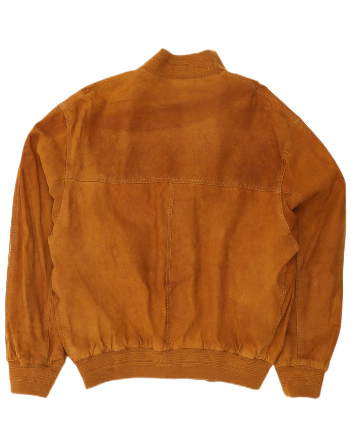 Vintage Herren Wildleder Bomberjacke IT 52 XL Beige