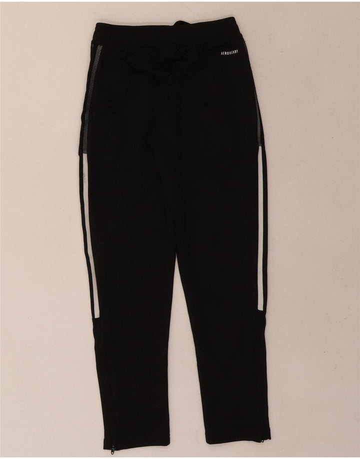 Adidas Jungen Aeroready Trainingshose 9–10 Jahre, schwarzes Polyester