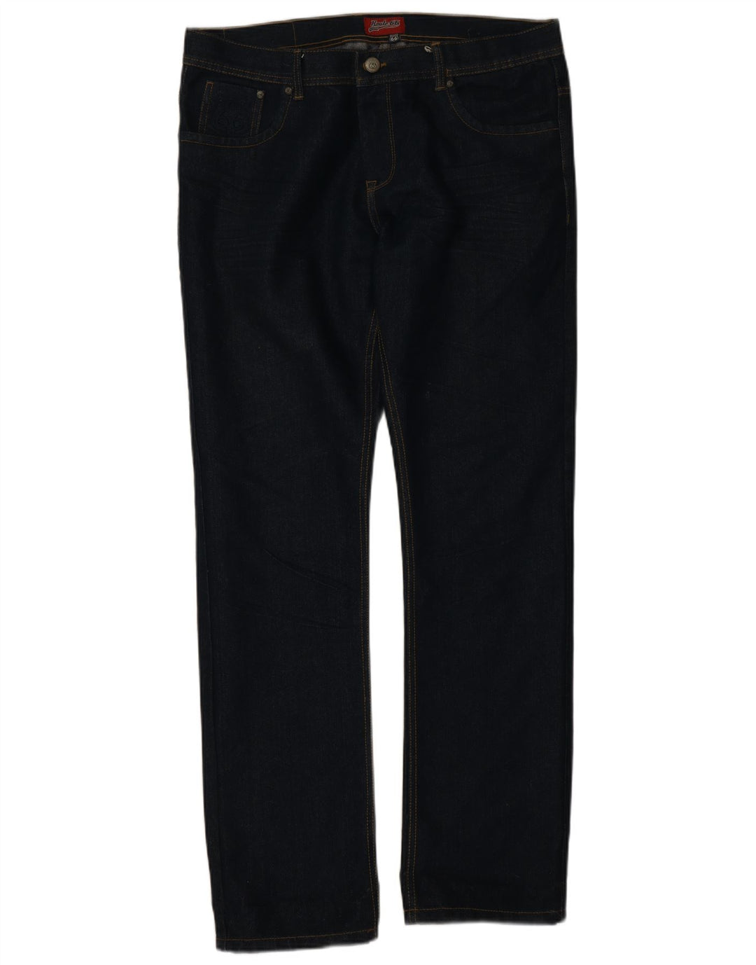 Route 66 Herren Straight Jeans W36 L30 Marineblau Baumwolle
