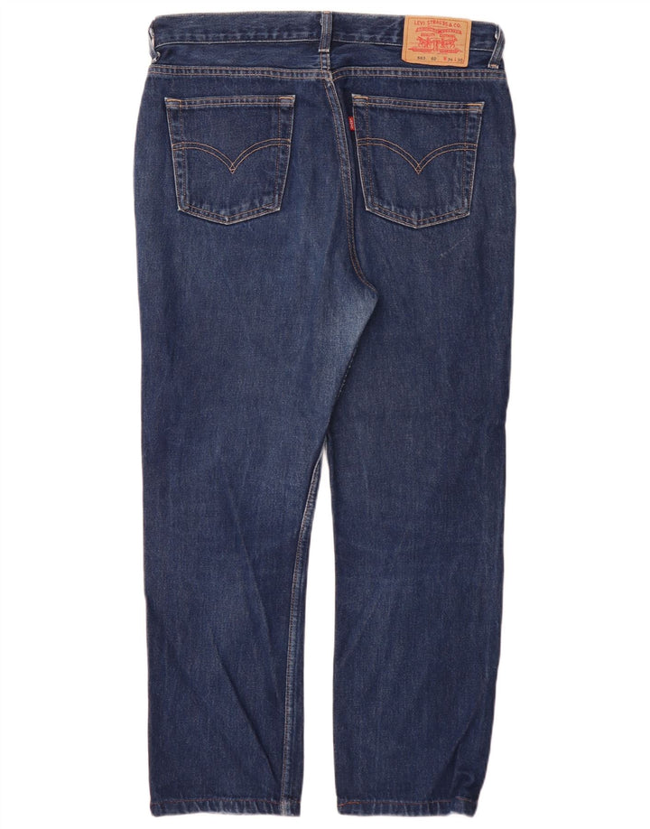 Levi's Herren 583 Straight Jeans W34 L30 Blau