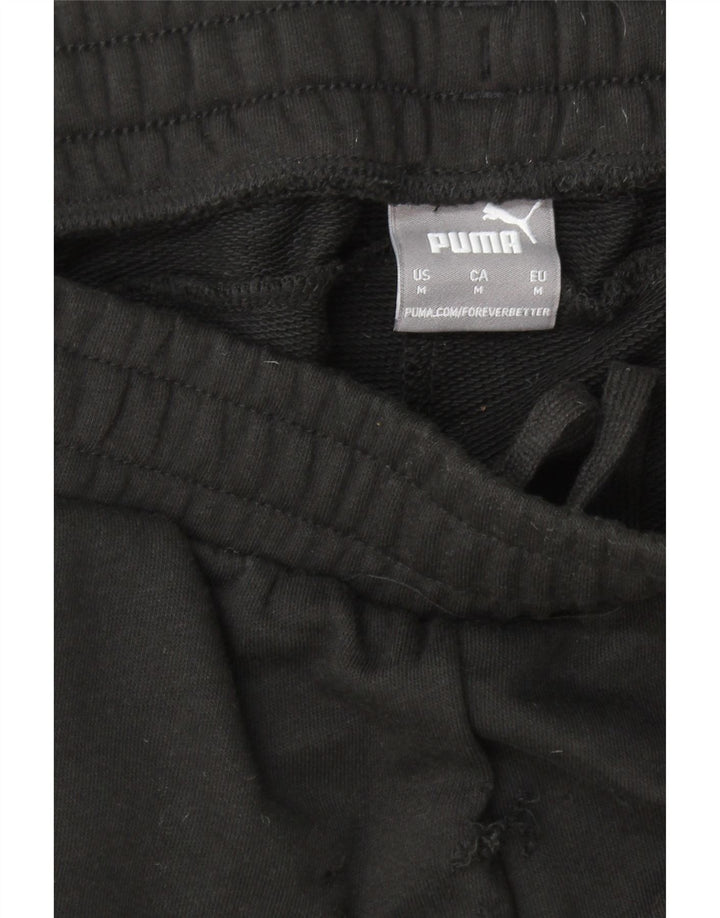 PUMA Mens Graphic Sport Shorts Medium  Black Colourblock Cotton Vintage Puma and Second-Hand Puma from Messina Hembry 