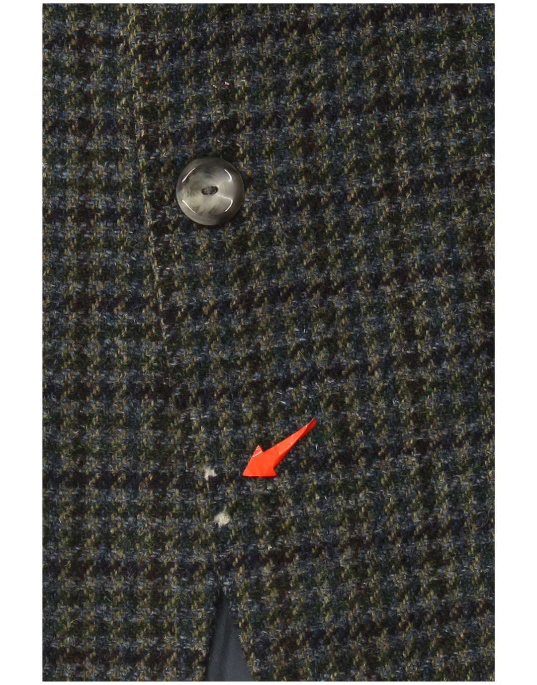 Konen Munchen Herren-Blazer mit 3 Knöpfen, EU 50, groß, grüner Hahnentrittmuster