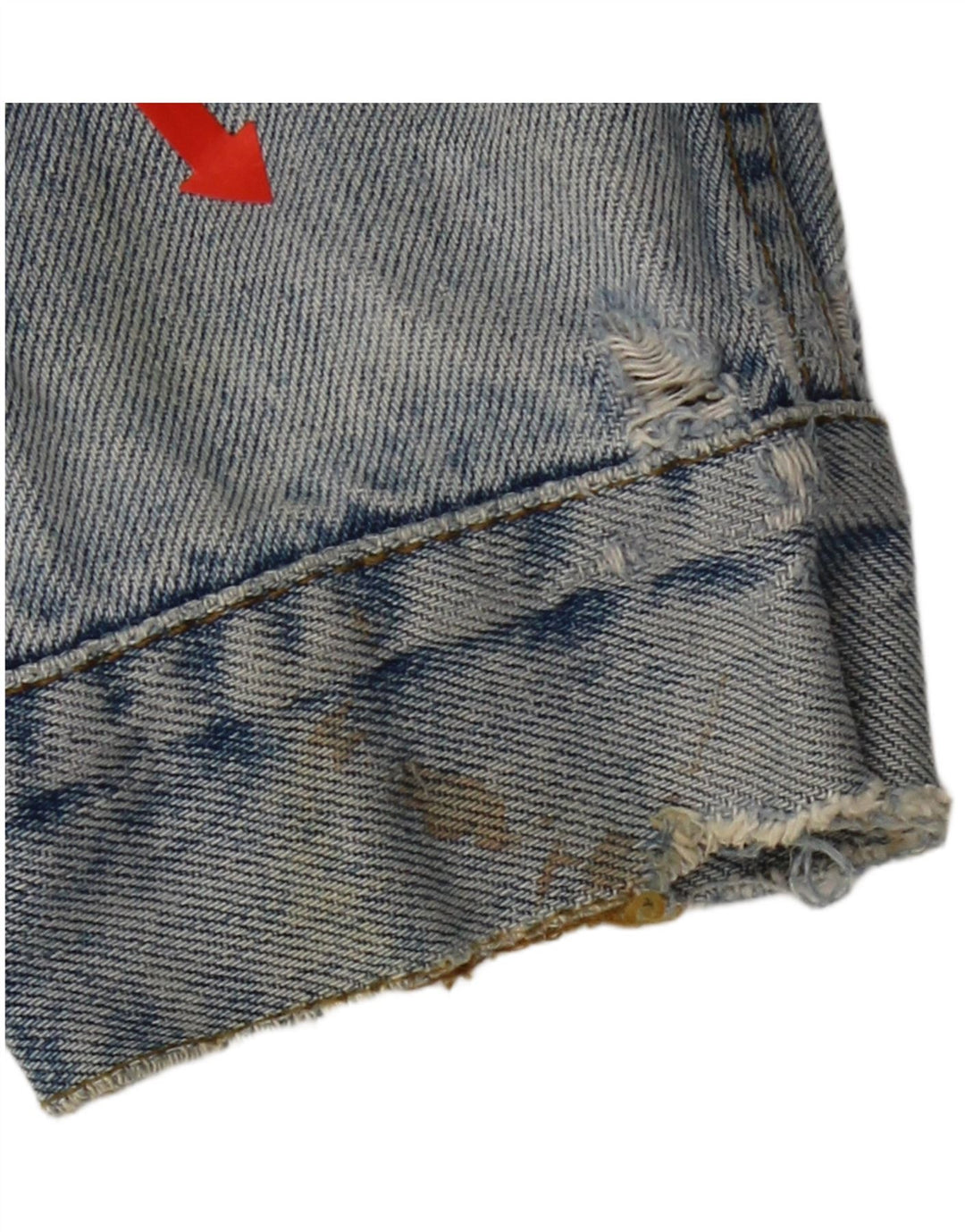 Levi's Herren Jeansjacke UK 38 Mittelblaue Baumwolle
