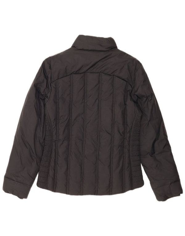 Lacoste Damen Wattierte Jacke Größe 40 Medium Schwarz Polyamid