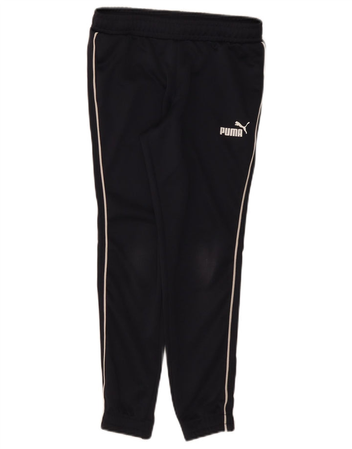 Puma Jungen-Trainingshose, Jogginghose, 9–10 Jahre, Marineblau, Polyester