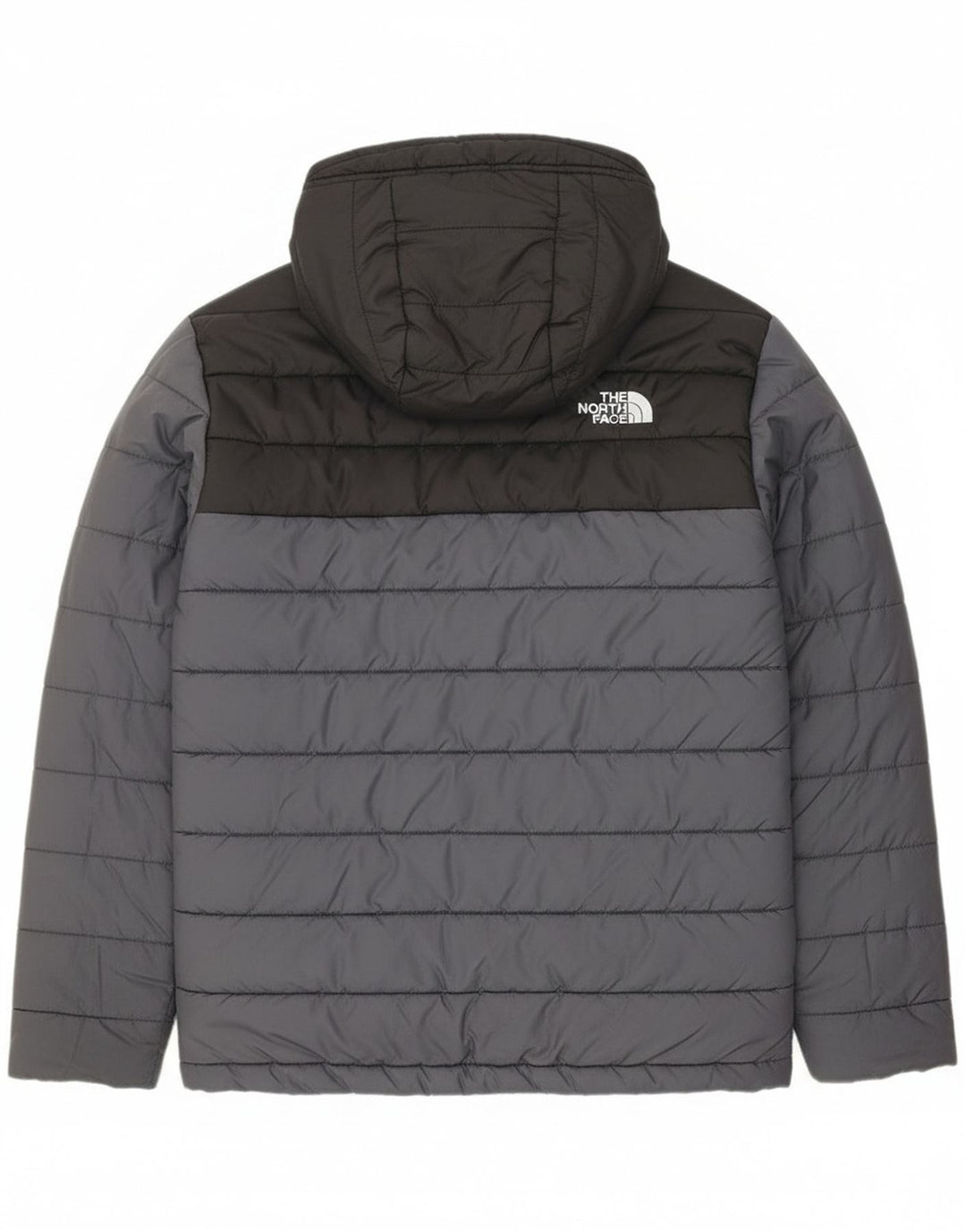 Wattierte Jacke für Jungen von The North Face, 11–12 Jahre, Größe L, Grau, Farbblock