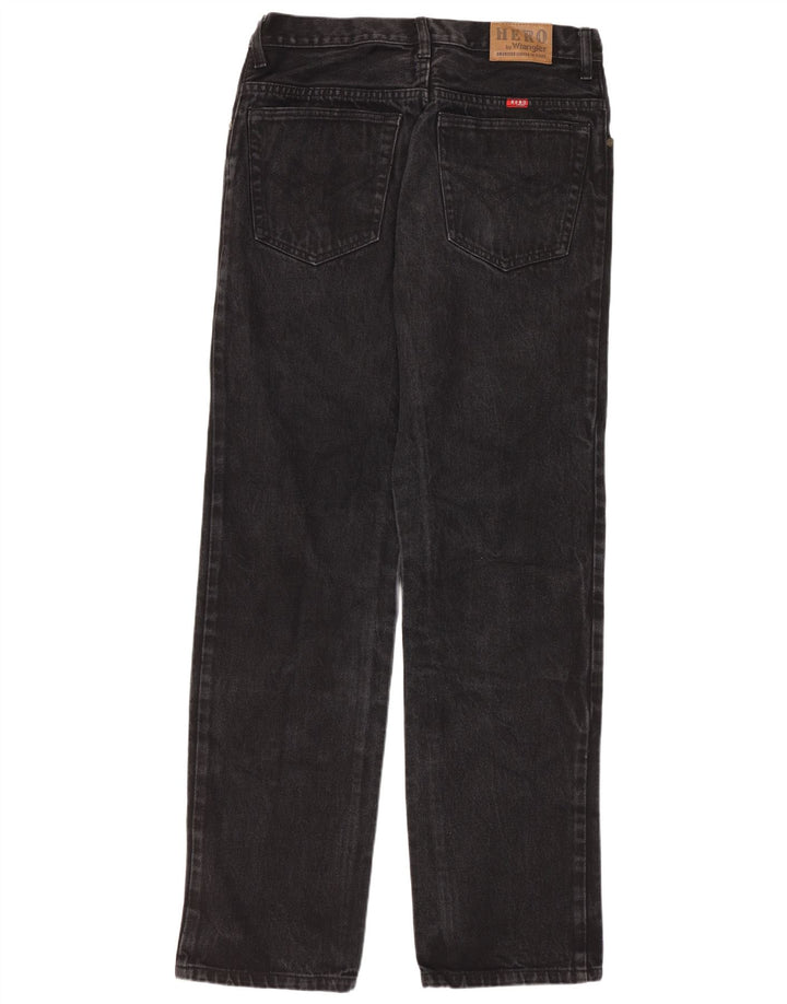 Wrangler Herren Hero Regular Straight Jeans W34 L34 Schwarze Baumwolle