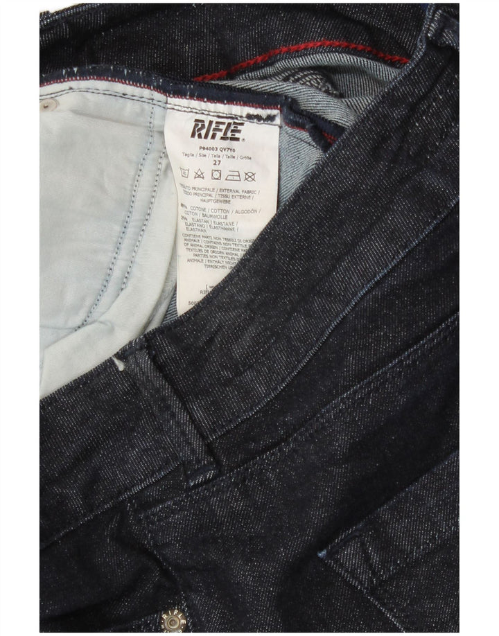 Ausgestellte Jeans für Damen von Rifle, W27, L29, marineblaue Baumwolle