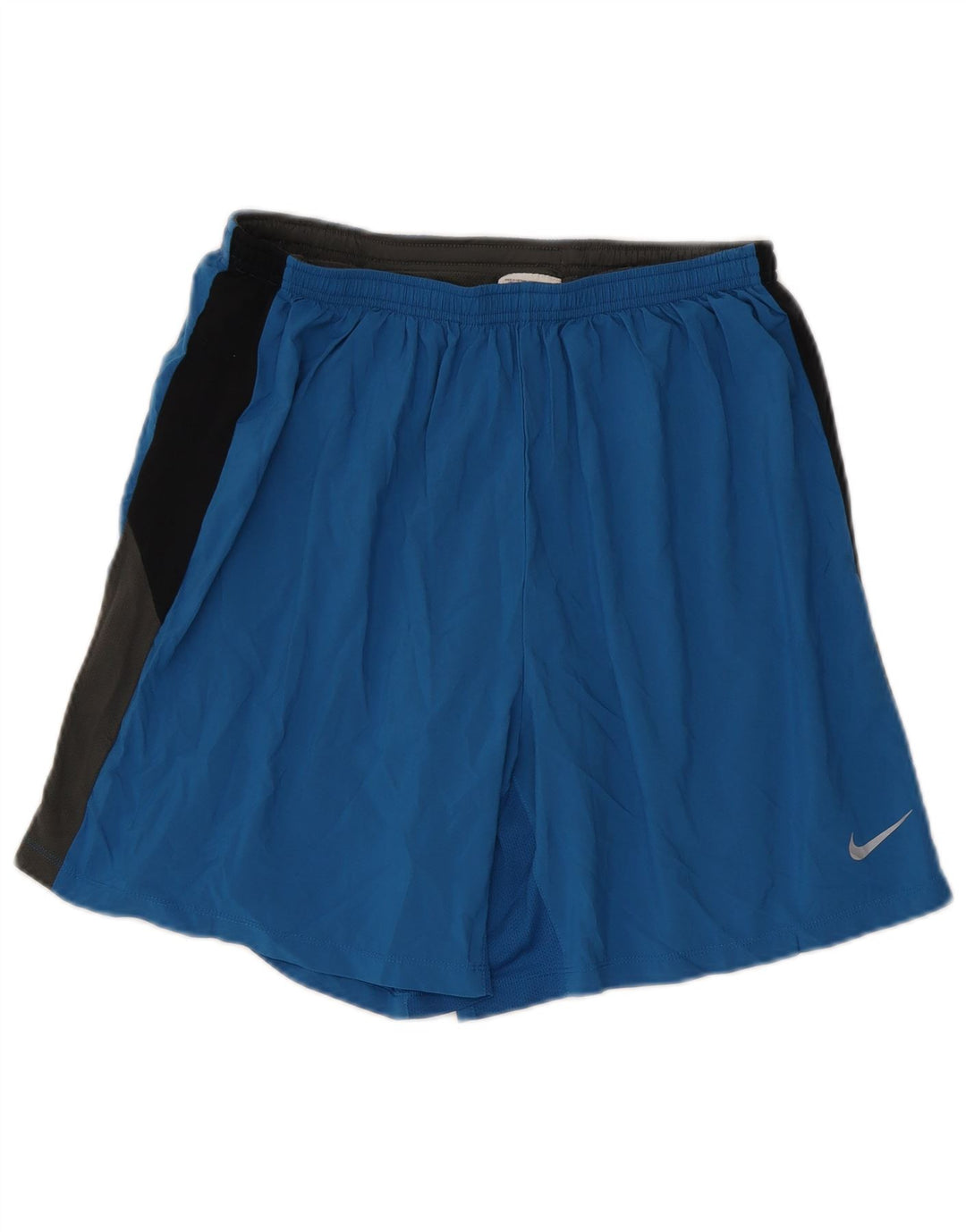 Nike Sportshorts für Jungen, 13–14 Jahre, XL, blaues Farbblock-Polyester