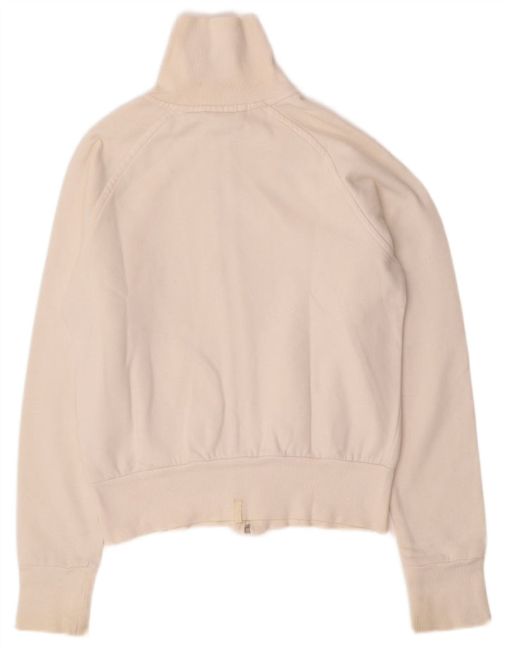 PUMA Womens Graphic Tracksuit Top Jacket UK 10 Small White