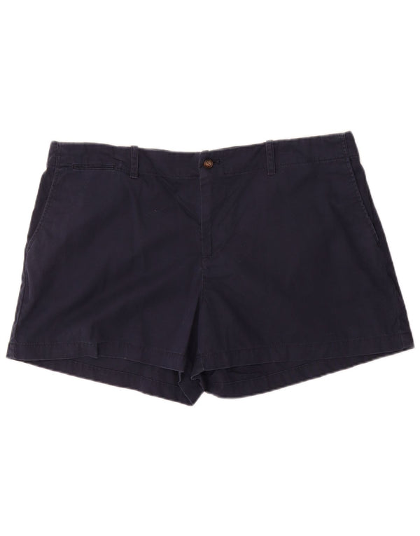 Polo Ralph Lauren Damen Chinoshorts US 14 XL W36 Marineblaue Baumwolle