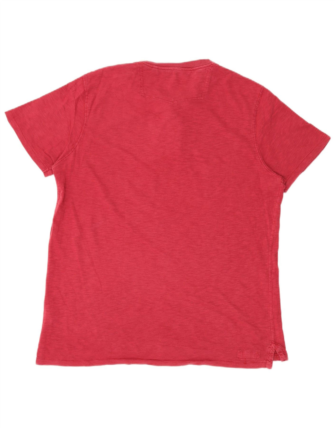 Fat Face Herren T-Shirt Top Large Rot Baumwolle