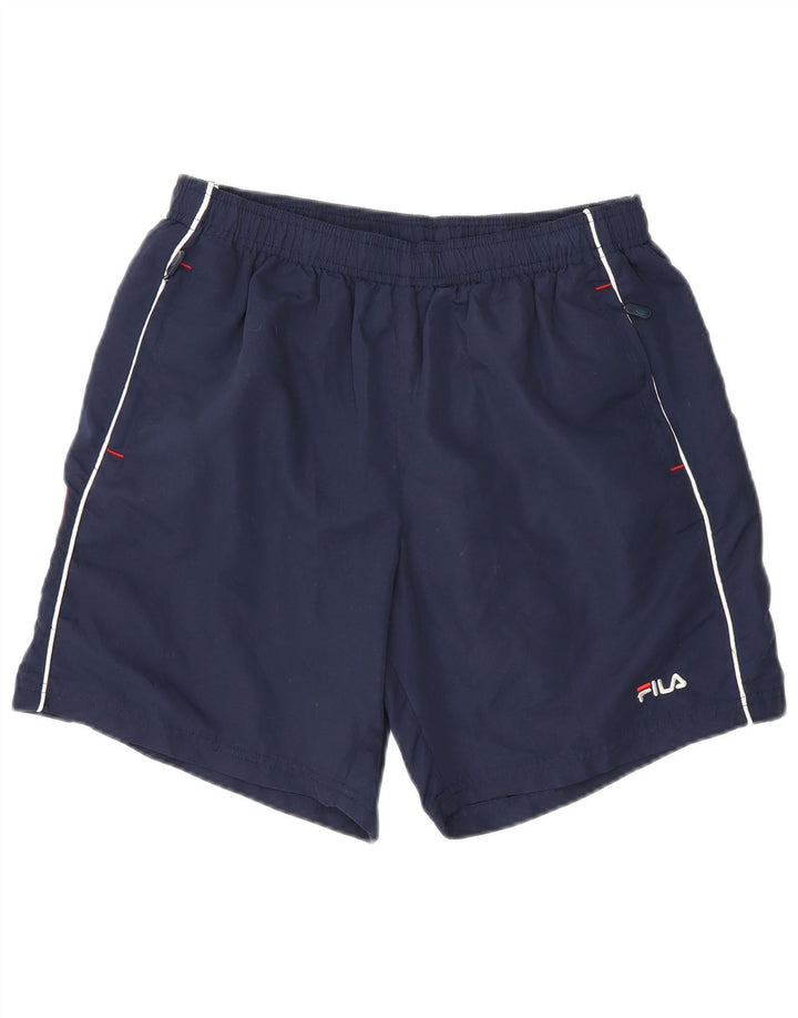 Fila Graphic Sportshorts für Jungen, 13–14 Jahre, XL, Marineblau, Polyester