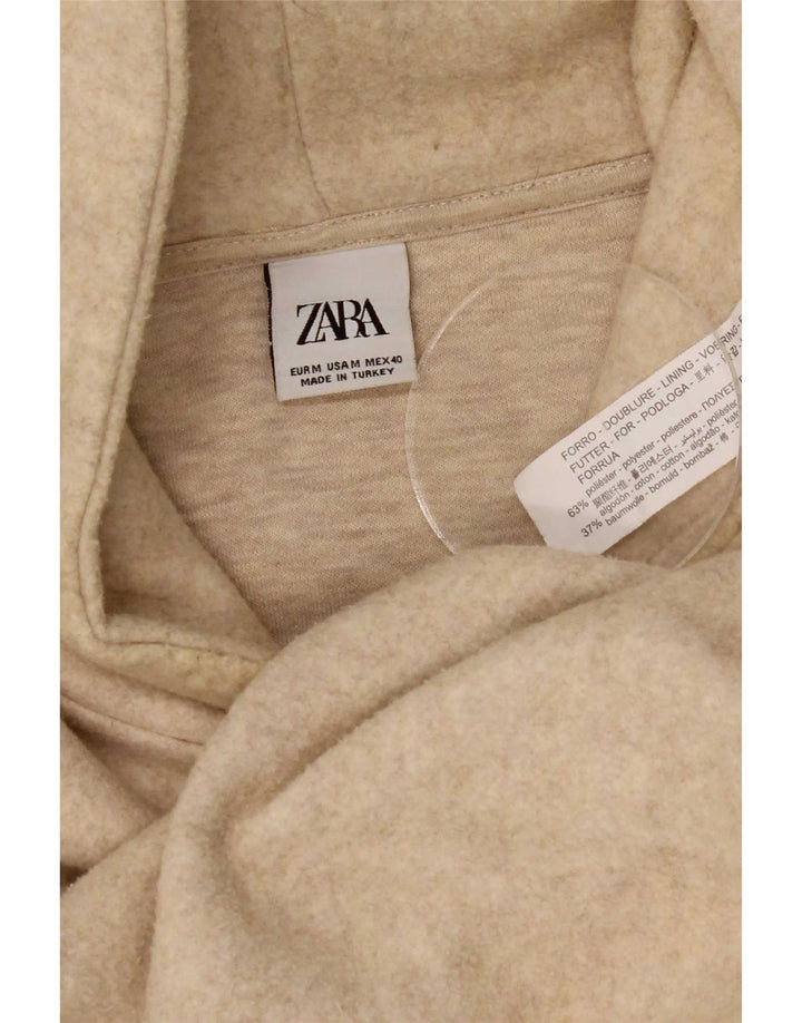 Zara Herren Kapuzenpullover Mittelbeige Polyester