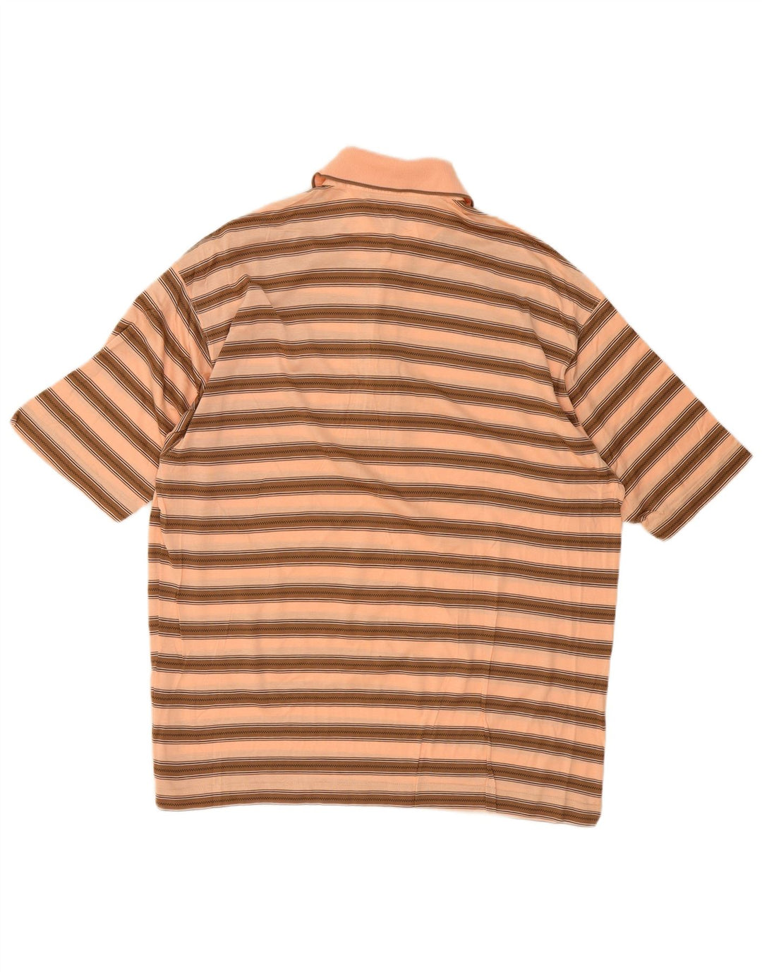 Franco Ziche Herren-Poloshirt, groß, beige gestreift