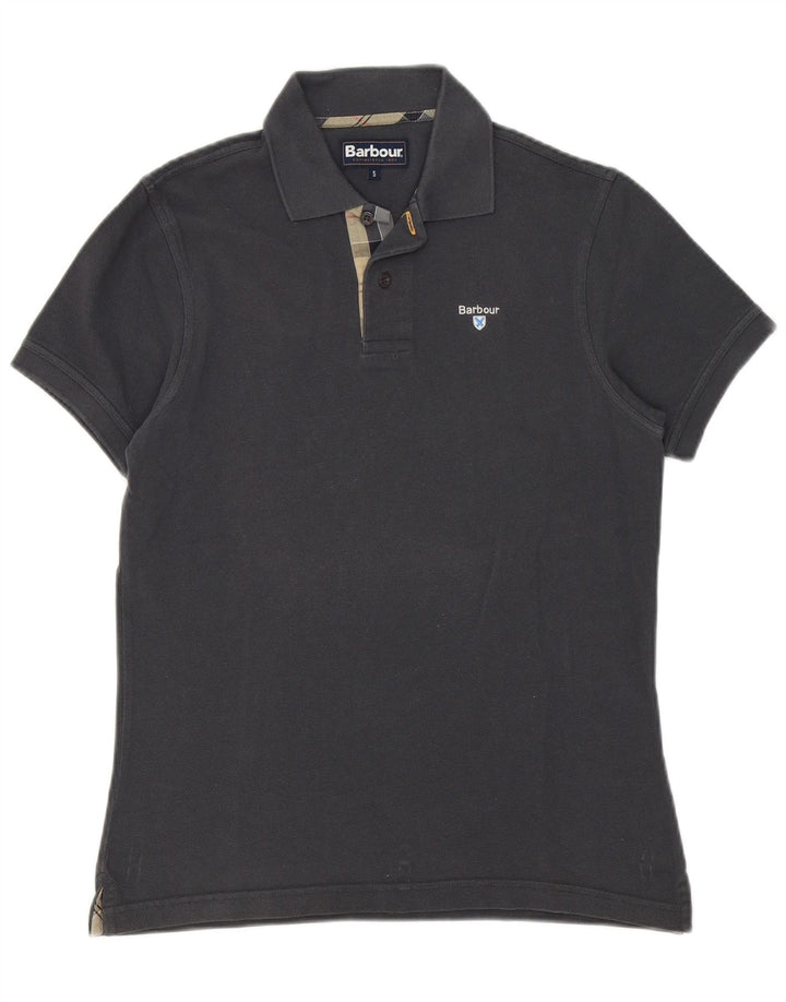 Barbour Herren-Poloshirt, kleine graue Baumwolle