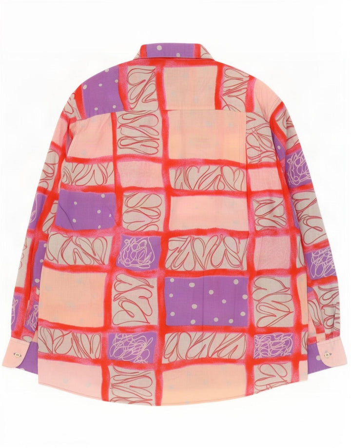 Blue Bass Herrenhemd XL Mehrfarbiges Patchwork