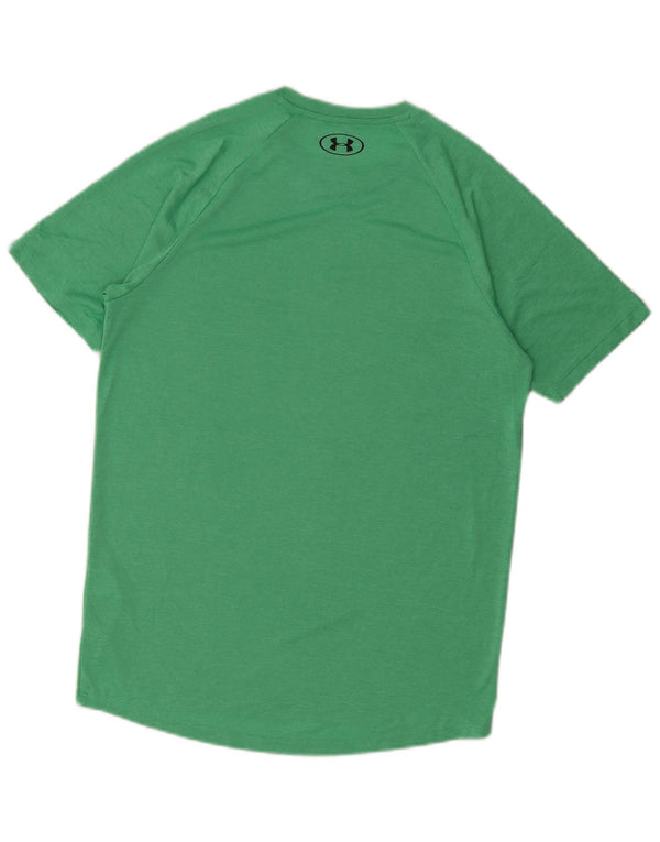 Under Armour Herren Loose Fit T-Shirt Top Small Grün Polyester