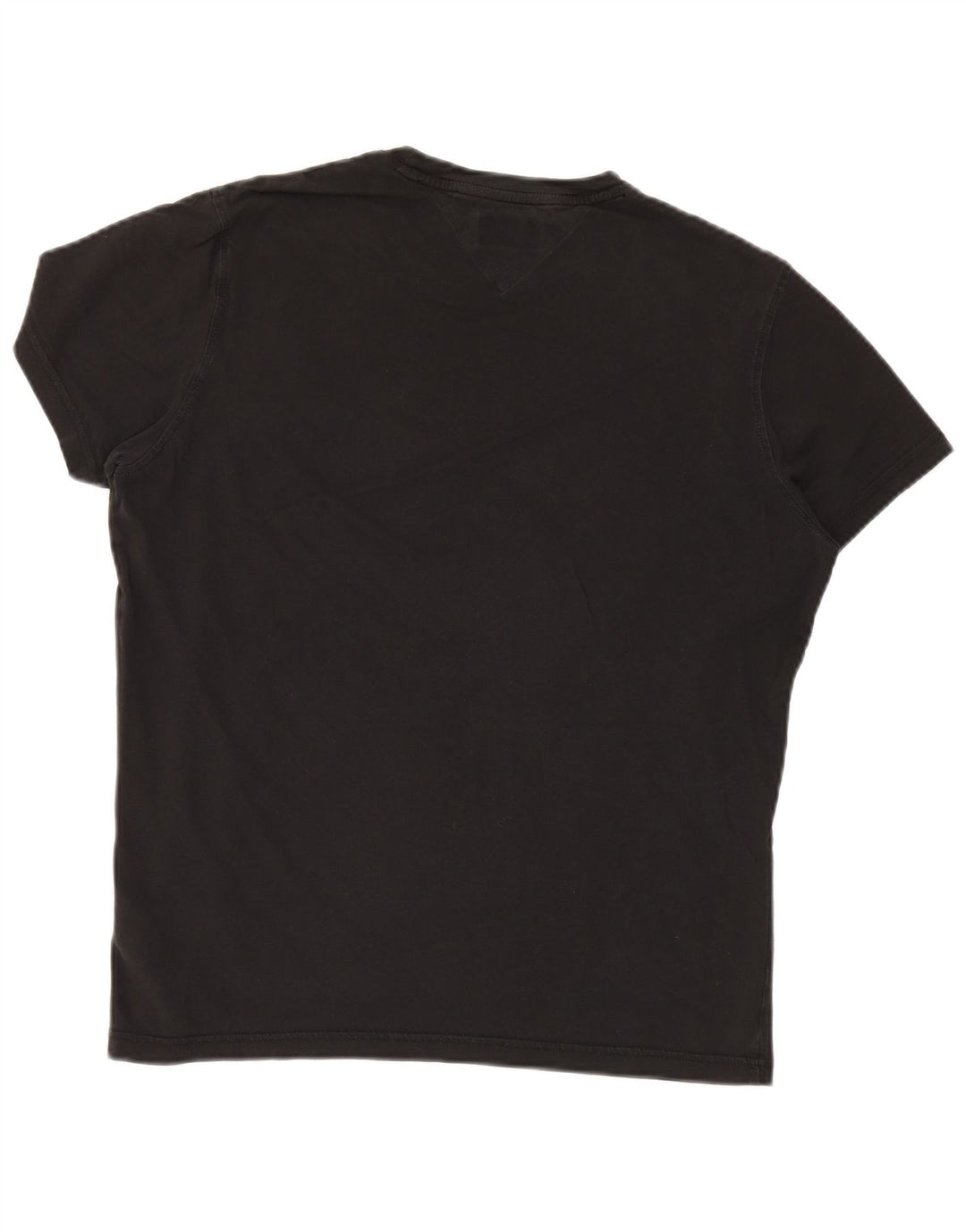 TOMMY HILFIGER Herren T-Shirt Top Medium Schwarz Baumwolle