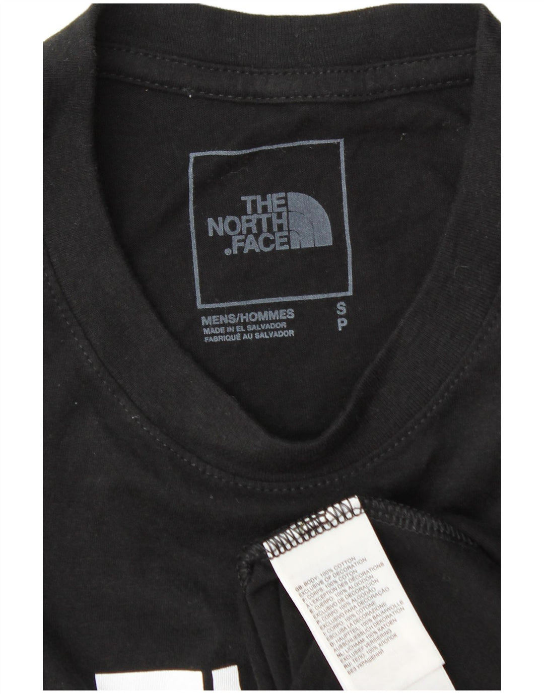 The North Face Herren-T-Shirt mit Grafik, Größe S, Schwarz, Baumwolle