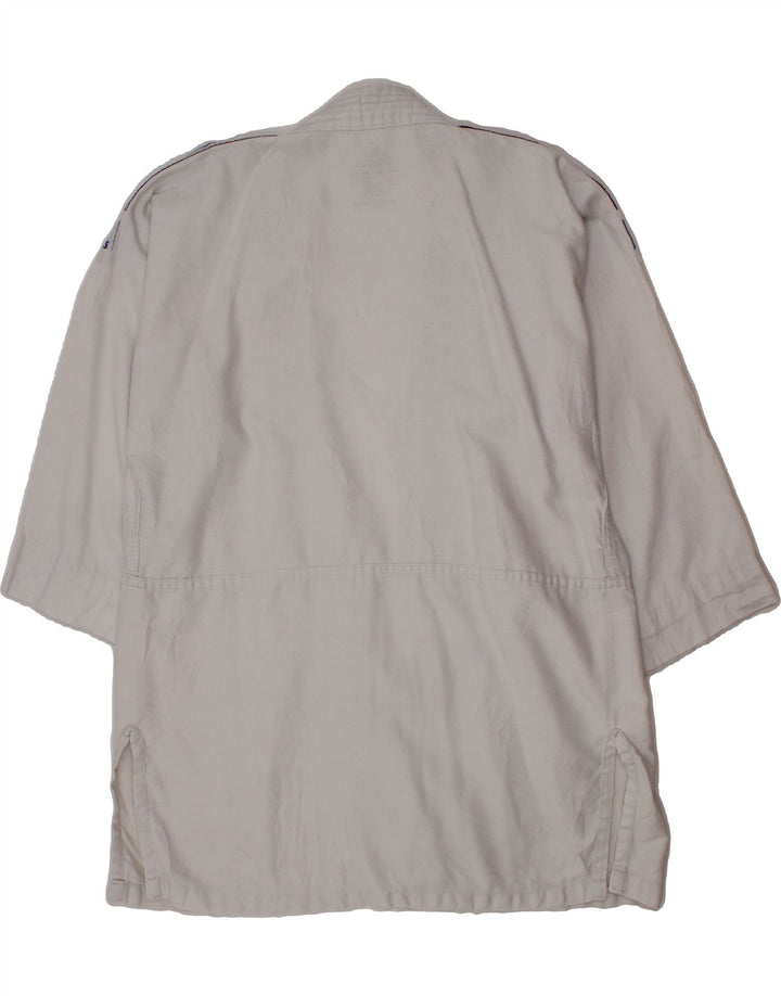 ADIDAS Boys Evolution Tracksuit Top Jacket 11-12 Years White Polyester Vintage Adidas and Second-Hand Adidas from Messina Hembry 