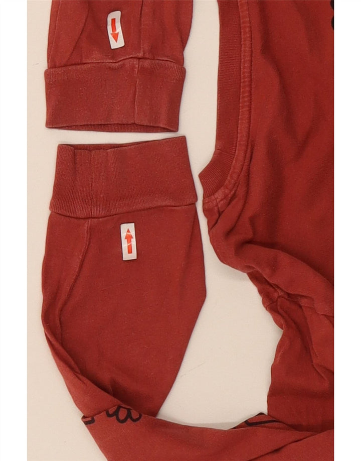 Vans Herren Graphic Top Langarm Große rote Baumwolle