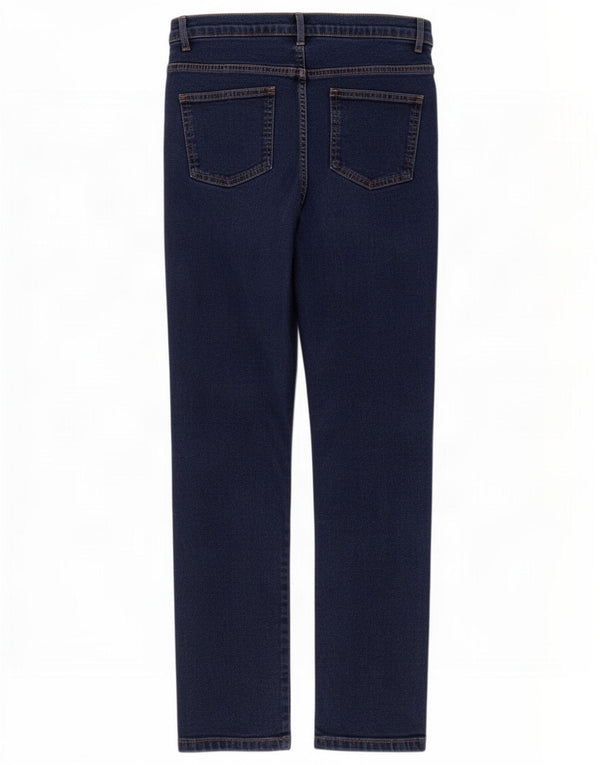 Marks & Spencer Damen Regular Straight Jeans UK 14 Large W32 L30 Marineblau