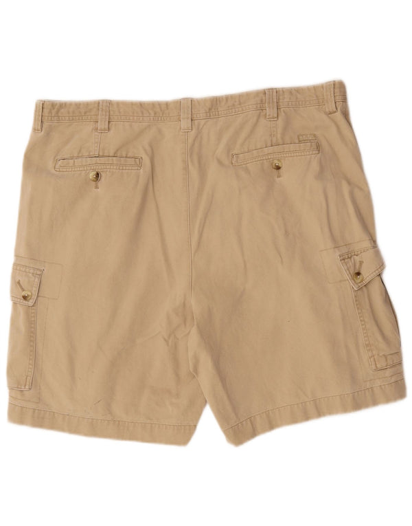 Izod Herren Cargoshorts W40 XL Beige Baumwolle