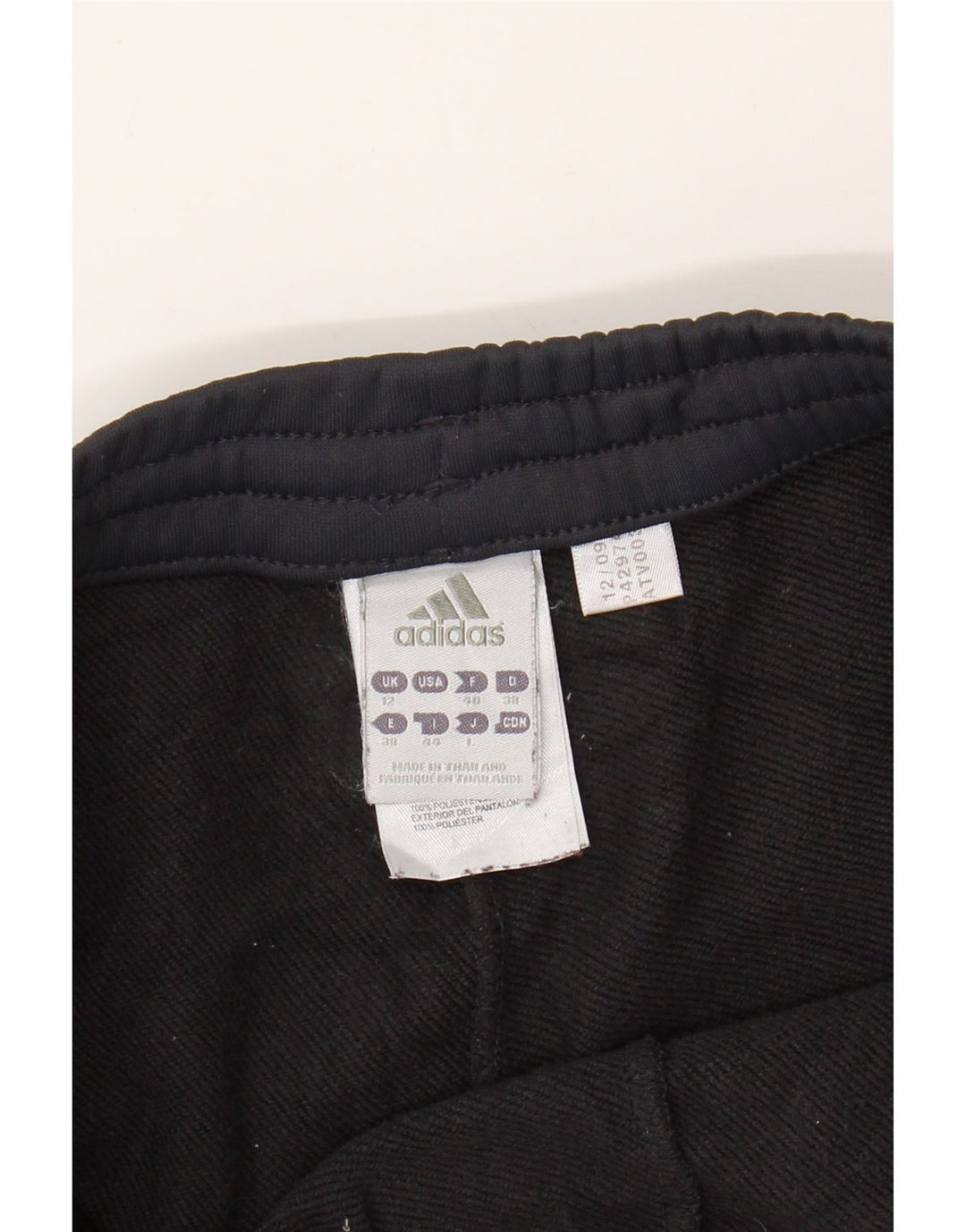 Adidas Damen Trainingshose Jogger UK 12 Mittelgraues Polyester