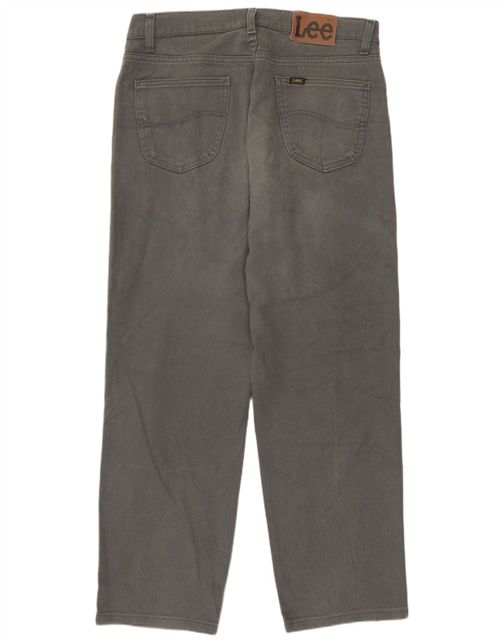 Lee Herren Straight Jeans W34 L30 Grau