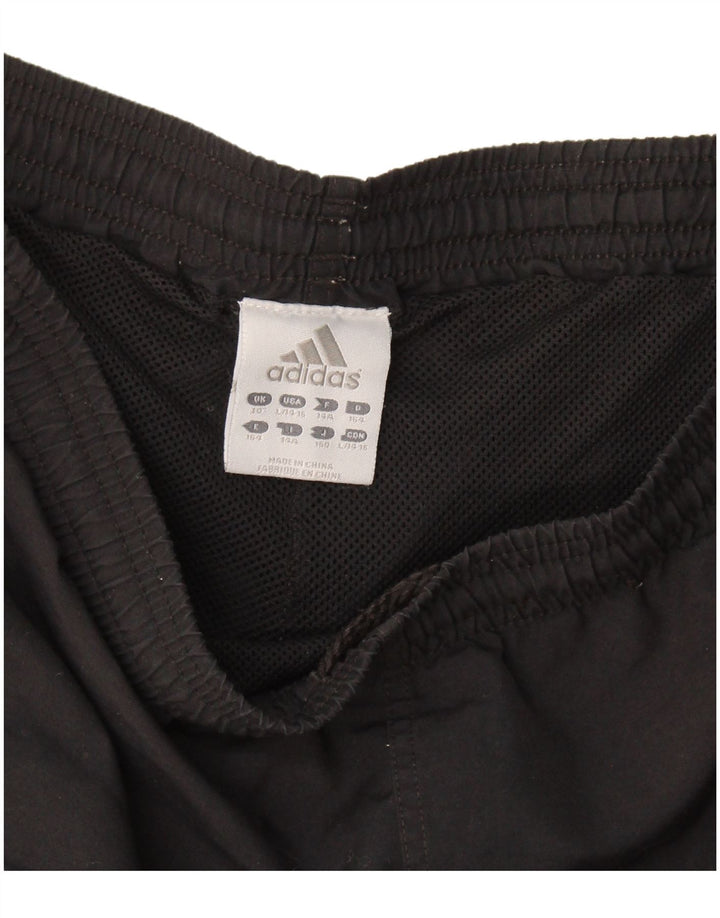 Adidas Badeshorts für Jungen, 13–14 Jahre, schwarzes Polyester