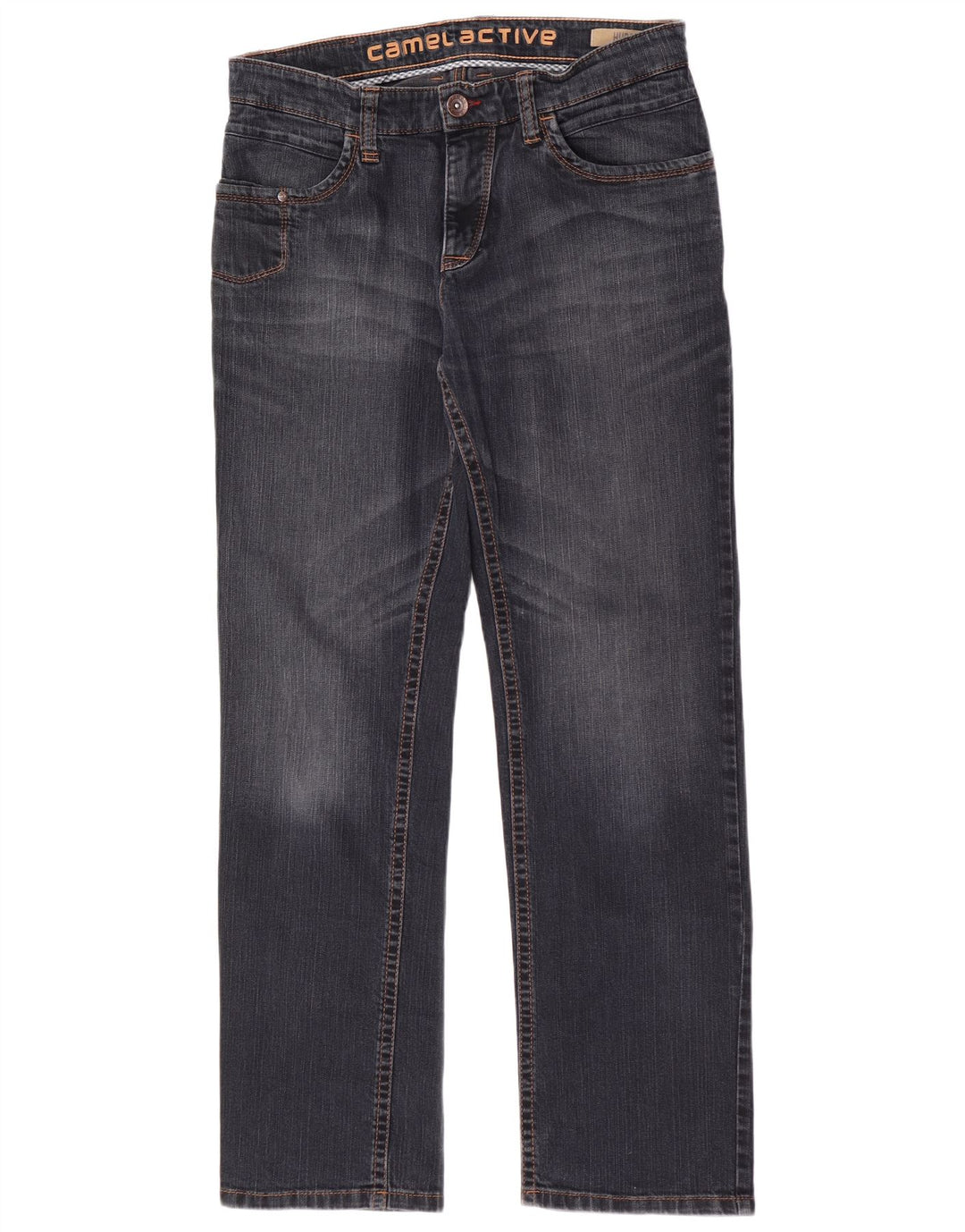 Camel Active Herren Straight Jeans W34 L32 Blaue Baumwolle