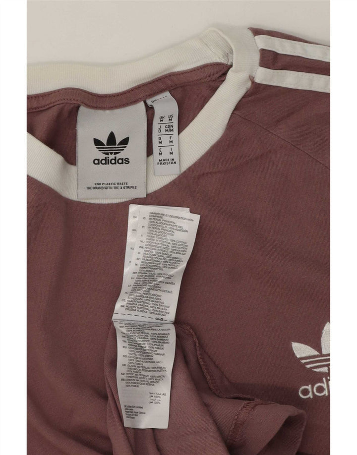 Adidas Herren T-Shirt Top Medium Lila Baumwolle