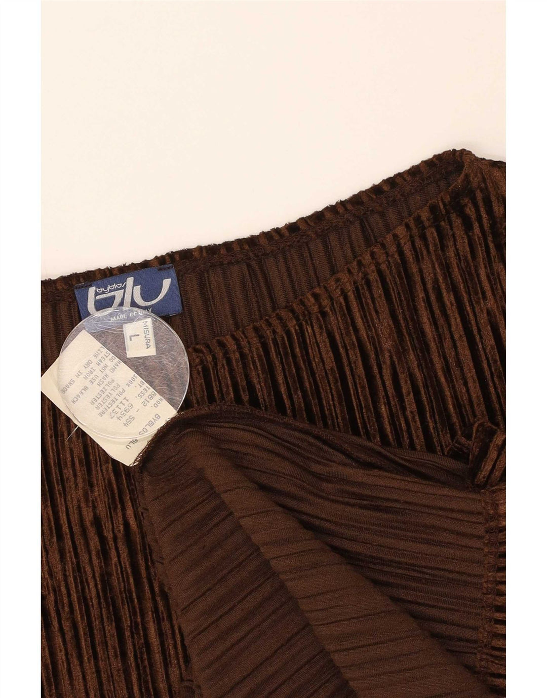 Byblos Damen Übergroßes Top Langarm UK 16 Large Braun Polyester